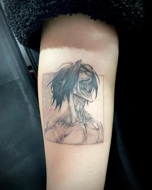 Anime tattoo — WA Tattoo, Las Vegas