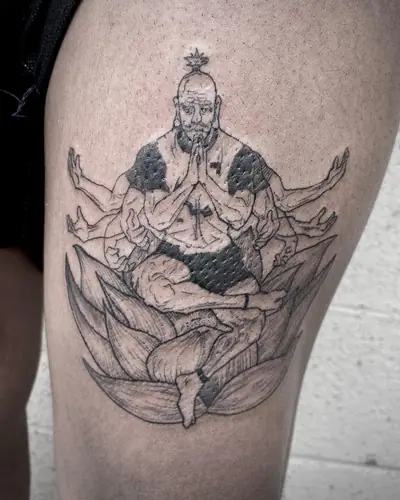 Anime tattoo — WA Tattoo, Las Vegas