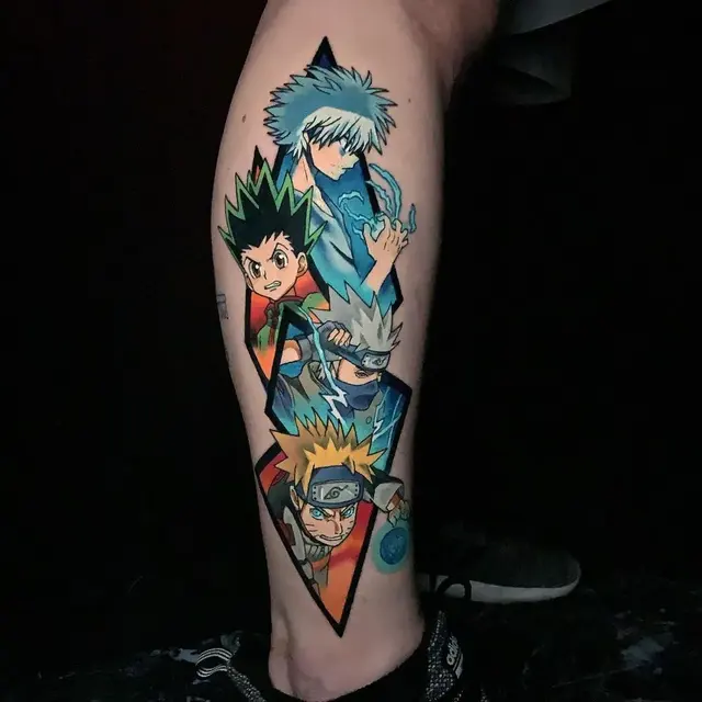 Anime tattoo — WA Tattoo, Las Vegas