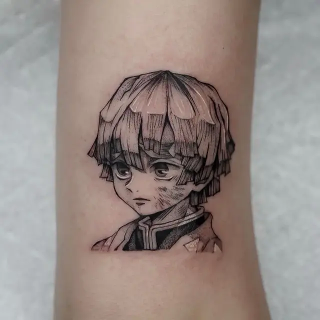Anime tattoo — WA Tattoo, Las Vegas