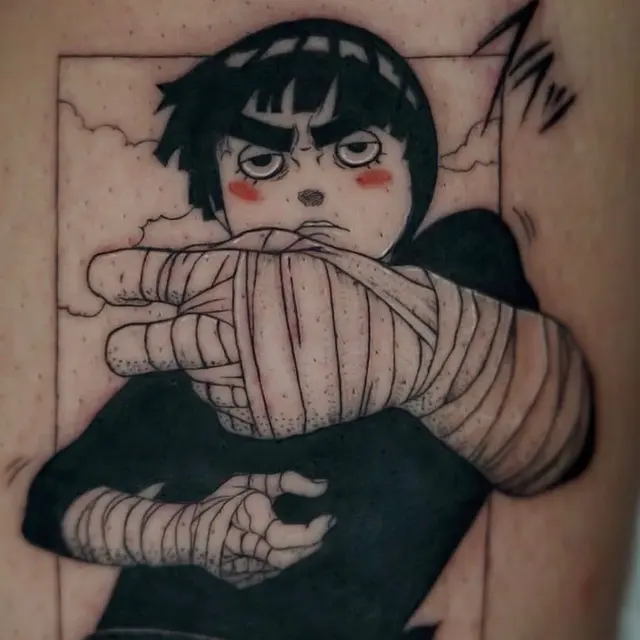 Anime tattoo — WA Tattoo, Las Vegas