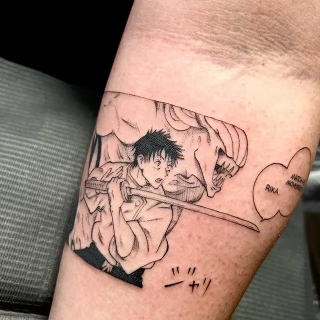 Anime tattoo — WA Tattoo, Las Vegas