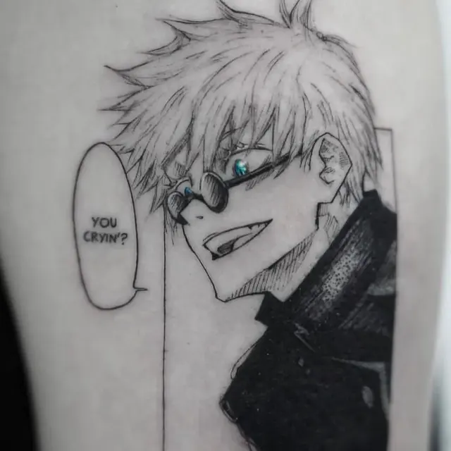 Anime tattoo — WA Tattoo, Las Vegas