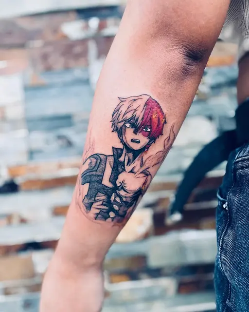 Anime tattoo — WA Tattoo, Las Vegas