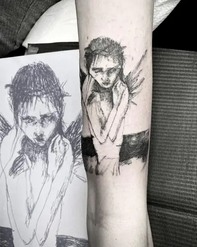 Anime tattoo — WA Tattoo, Las Vegas