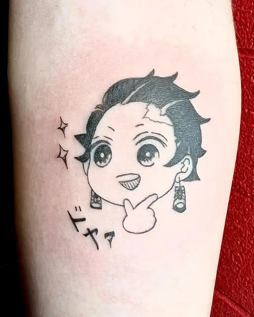 Anime tattoo by Daniel — WA Tattoo, Las Vegas