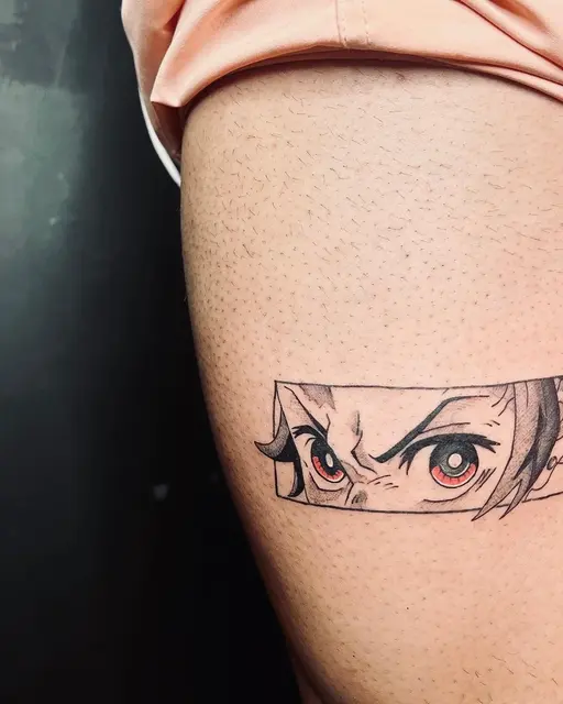 Anime tattoo by Daniel — WA Tattoo, Las Vegas