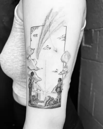 Anime tattoo by Daniel — WA Tattoo, Las Vegas