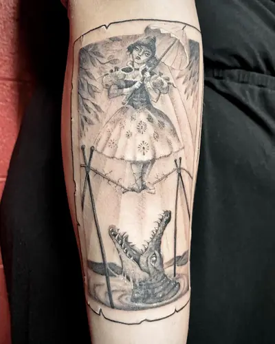 Black and grey tattoo — WA Tattoo, Las Vegas