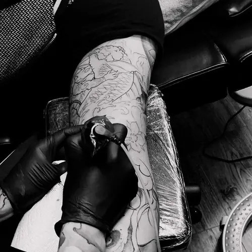 Black and grey tattoo — WA Tattoo, Las Vegas