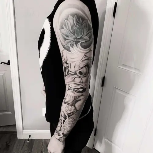 Black and grey tattoo — WA Tattoo, Las Vegas