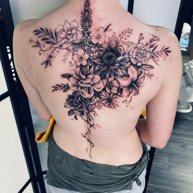 Black & grey tattoo — WA Tattoo, Las Vegas
