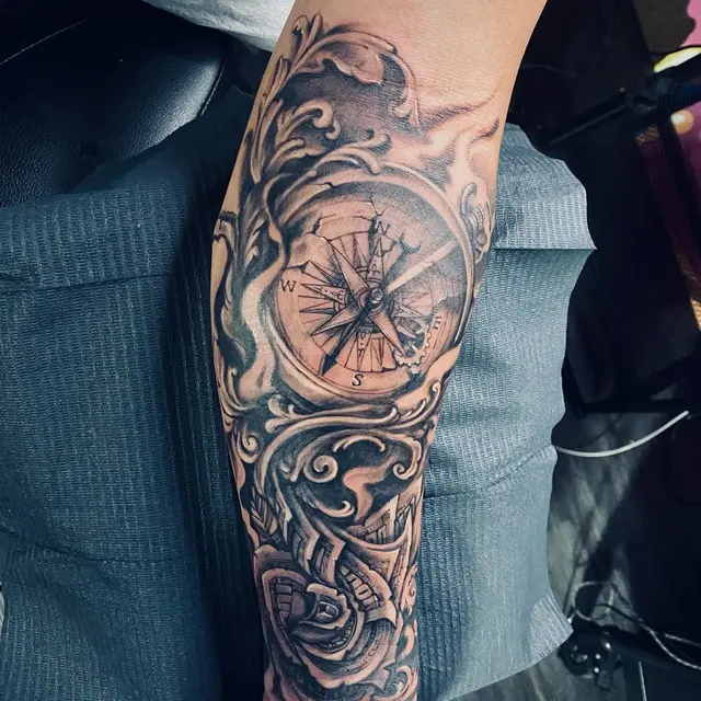 Black & grey tattoo — WA Tattoo, Las Vegas