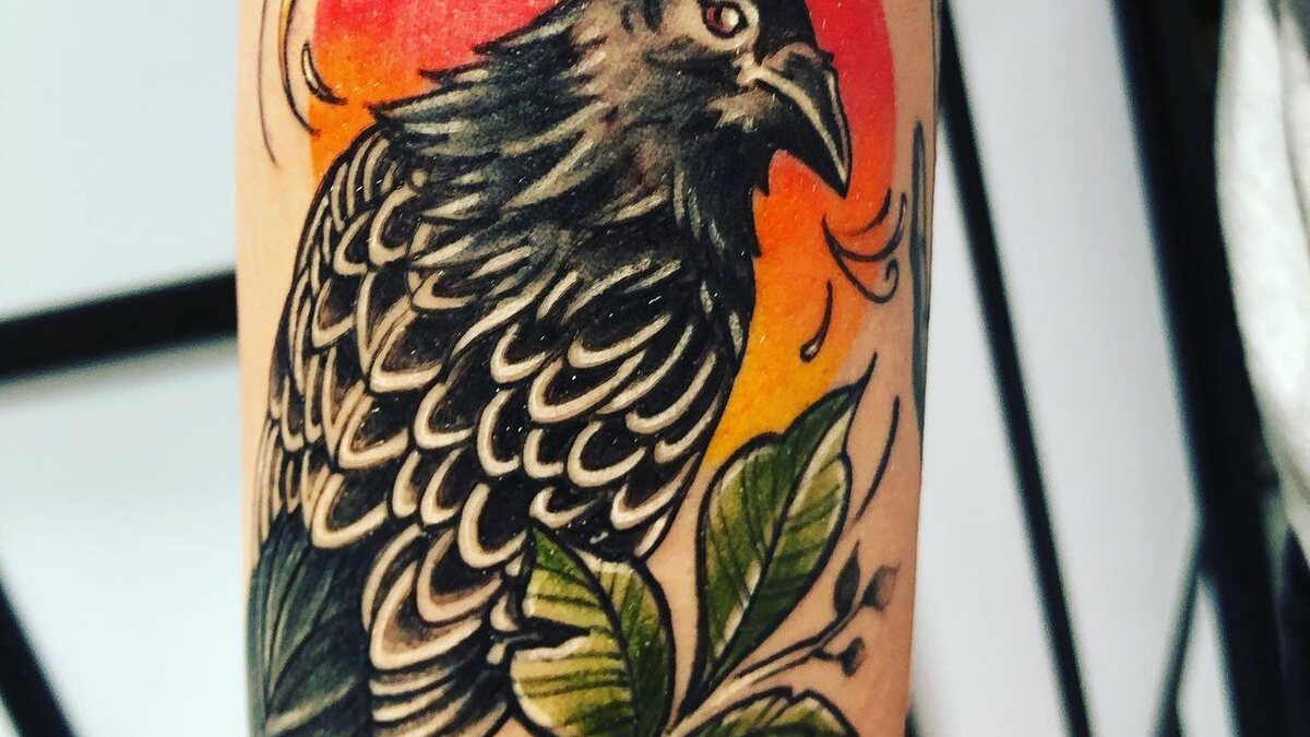 Colorful Japanese-style sleeve tattoo — WA Tattoo, Las Vegas
