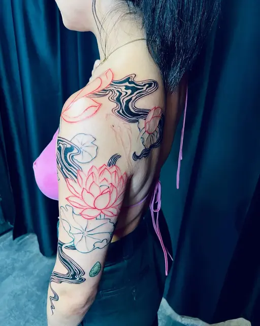 Color tattoo — WA Tattoo, Las Vegas