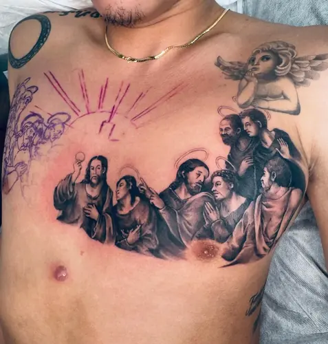 Color tattoo by Sahara — WA Tattoo, Las Vegas