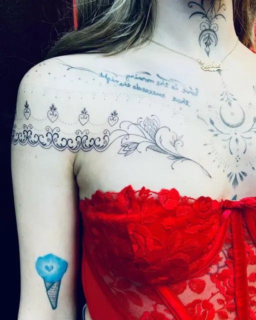 Fine line tattoo — WA Tattoo, Las Vegas