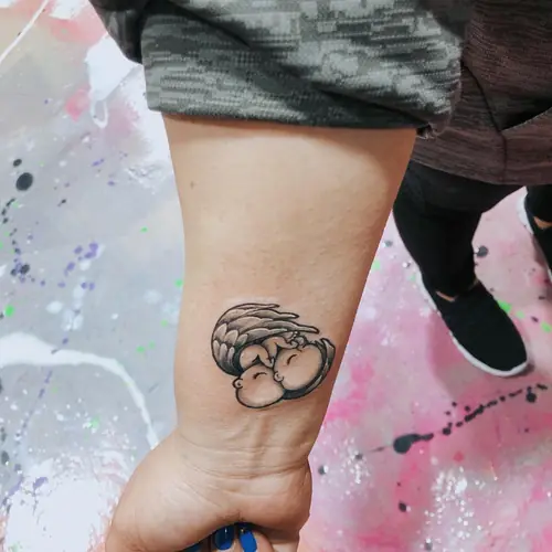 Fine-line tattoo — WA Tattoo, Las Vegas