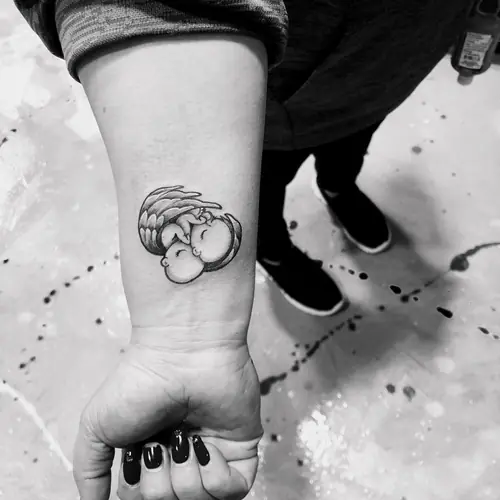 Fine-line tattoo — WA Tattoo, Las Vegas
