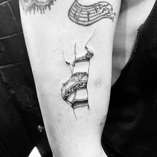 Fine-line tattoo — WA Tattoo, Las Vegas