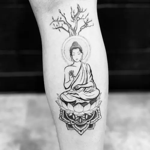 Fine-line tattoo — WA Tattoo, Las Vegas