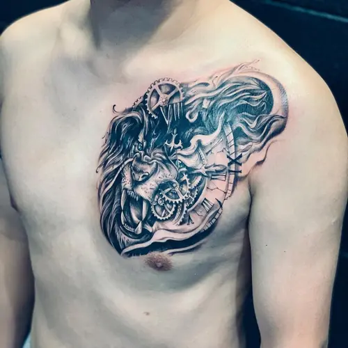 Fine-line tattoo — WA Tattoo, Las Vegas