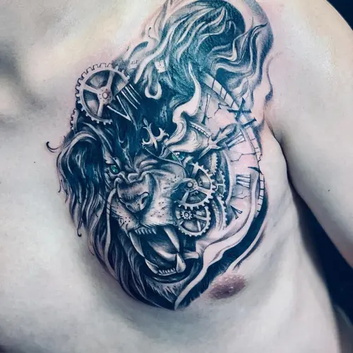 Fine-line tattoo — WA Tattoo, Las Vegas
