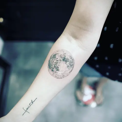 Fine-line tattoo — WA Tattoo, Las Vegas