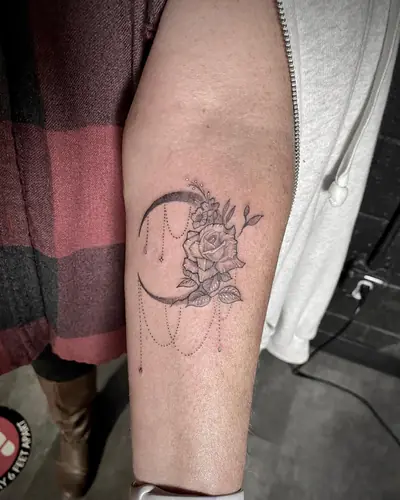 Fine-line tattoo — WA Tattoo, Las Vegas