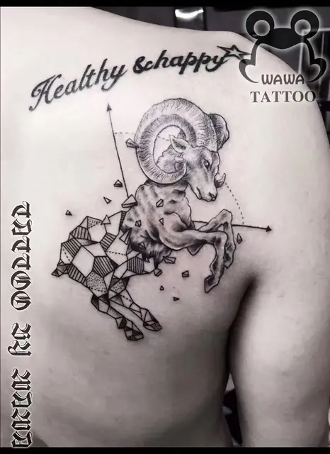 Fine-line constellation and script tattoo — WA Tattoo, Las Vegas