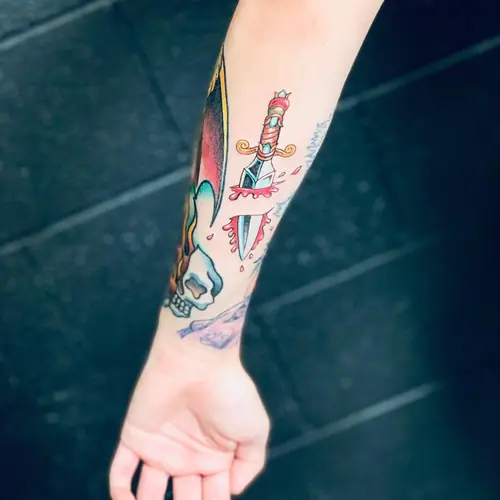 Neo-traditional tattoo — WA Tattoo, Las Vegas