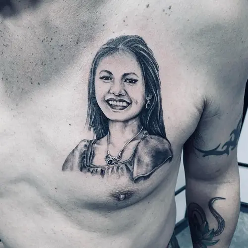 Portrait realism tattoo — WA Tattoo, Las Vegas