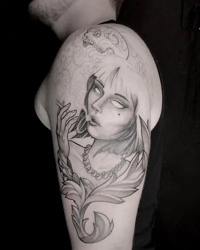Portrait realism tattoo — WA Tattoo, Las Vegas