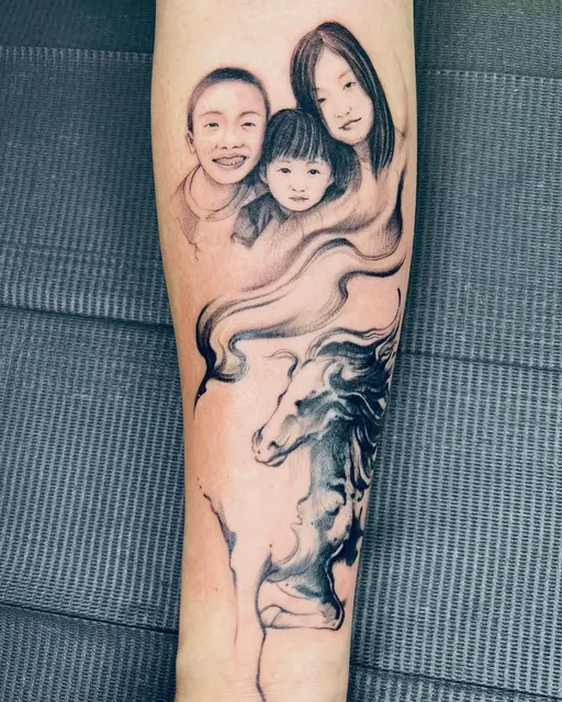 Portrait tattoo — WA Tattoo, Las Vegas